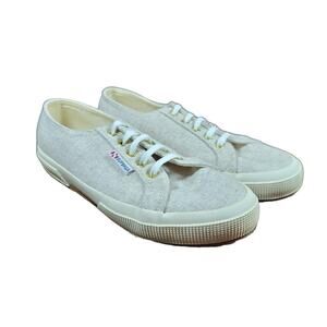 Superga Cotu Classic Low Top Knit Tan Sneakers sz 37.5 - NEW
